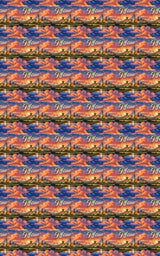 Plano Texas Twilight - London Penny Gift Wrap