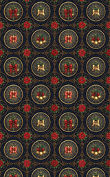 LIMITED TIME | Victorian Christmas Medallions Wrapping Paper - London Penny Gift Wrap