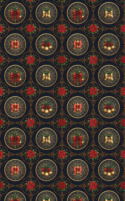 LIMITED TIME | Victorian Christmas Medallions Wrapping Paper