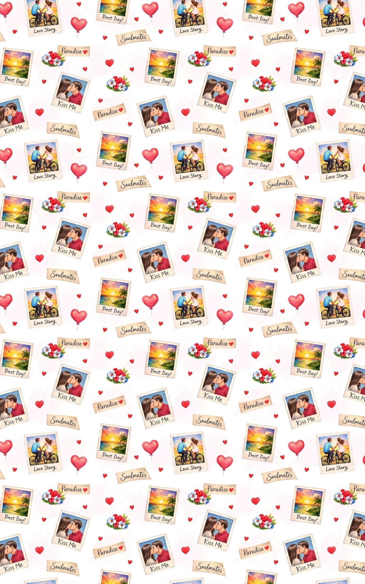 Polaroid Love Memories - London Penny Gift Wrap
