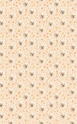 Pomeranian Petals - London Penny Gift Wrap