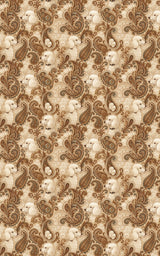 Poodle Paisley - London Penny Gift Wrap