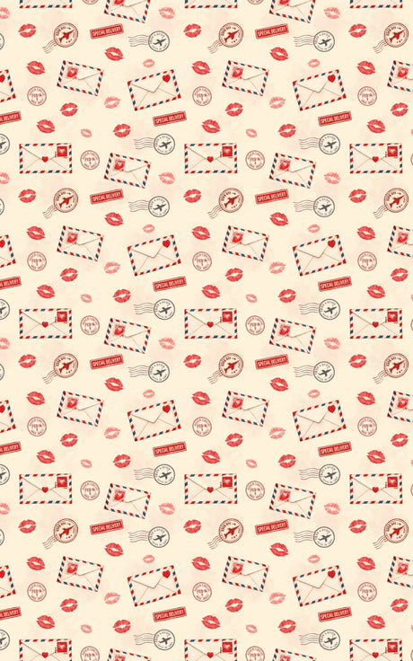 Postmarked Kisses - London Penny Gift Wrap