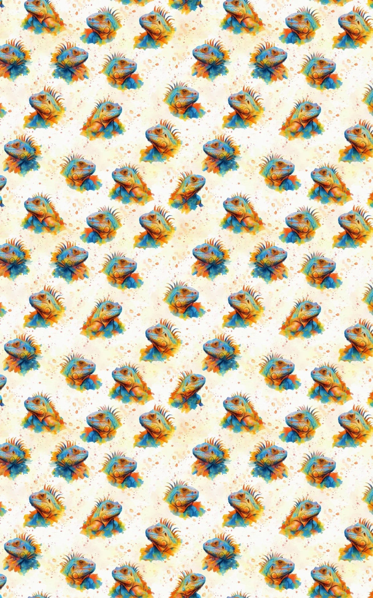 Tropic Bloom Iguana - London Penny Gift Wrap