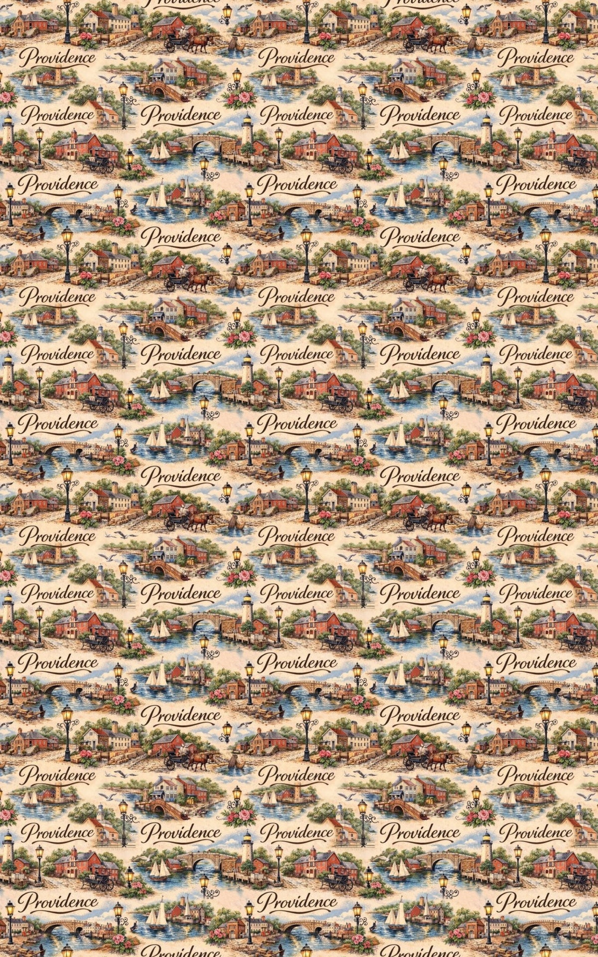 Providence Harbor Brick - London Penny Gift Wrap