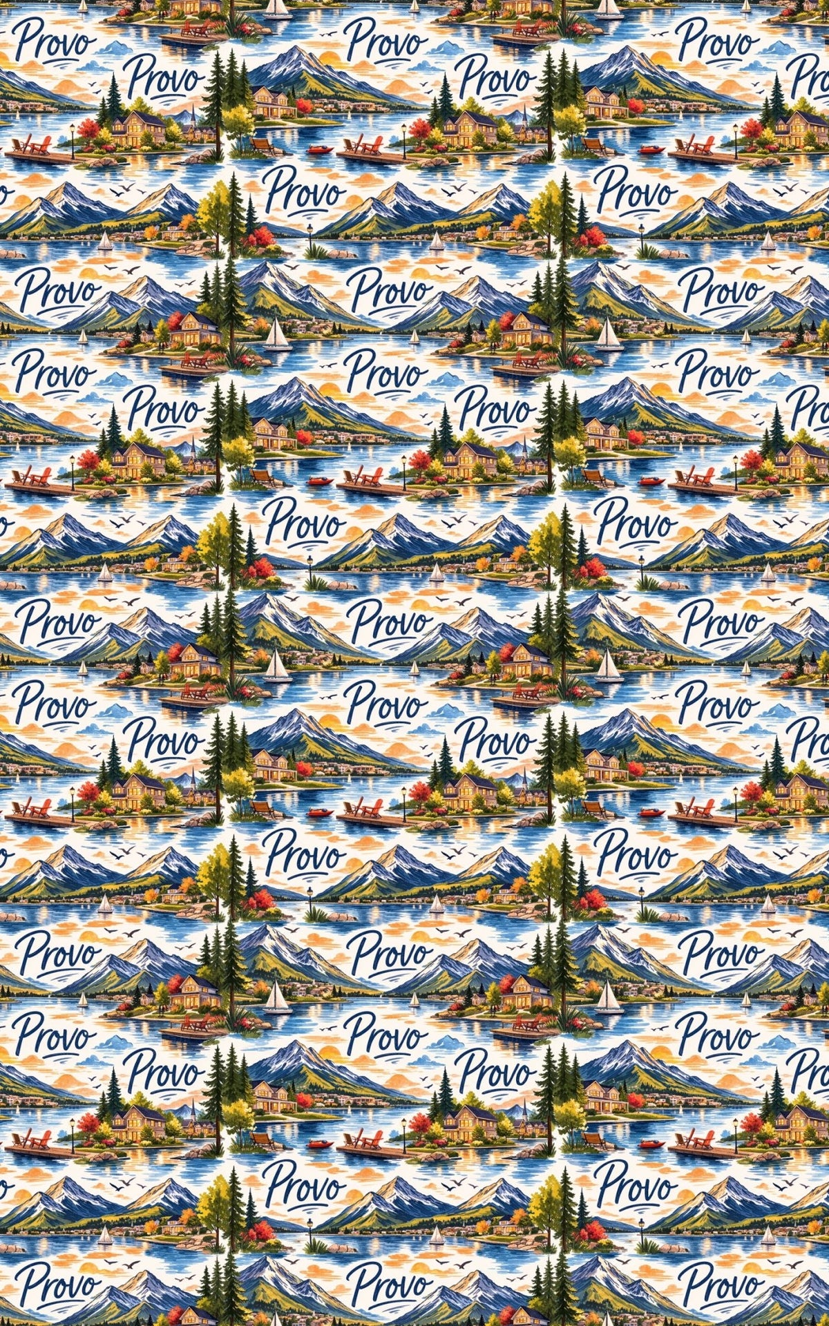 Provo Alpine Reflection - London Penny Gift Wrap