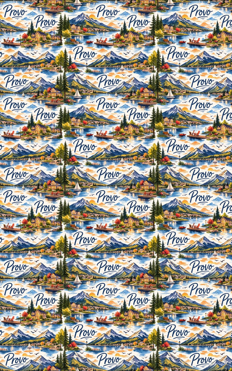 Provo Alpine Reflection - London Penny Gift Wrap