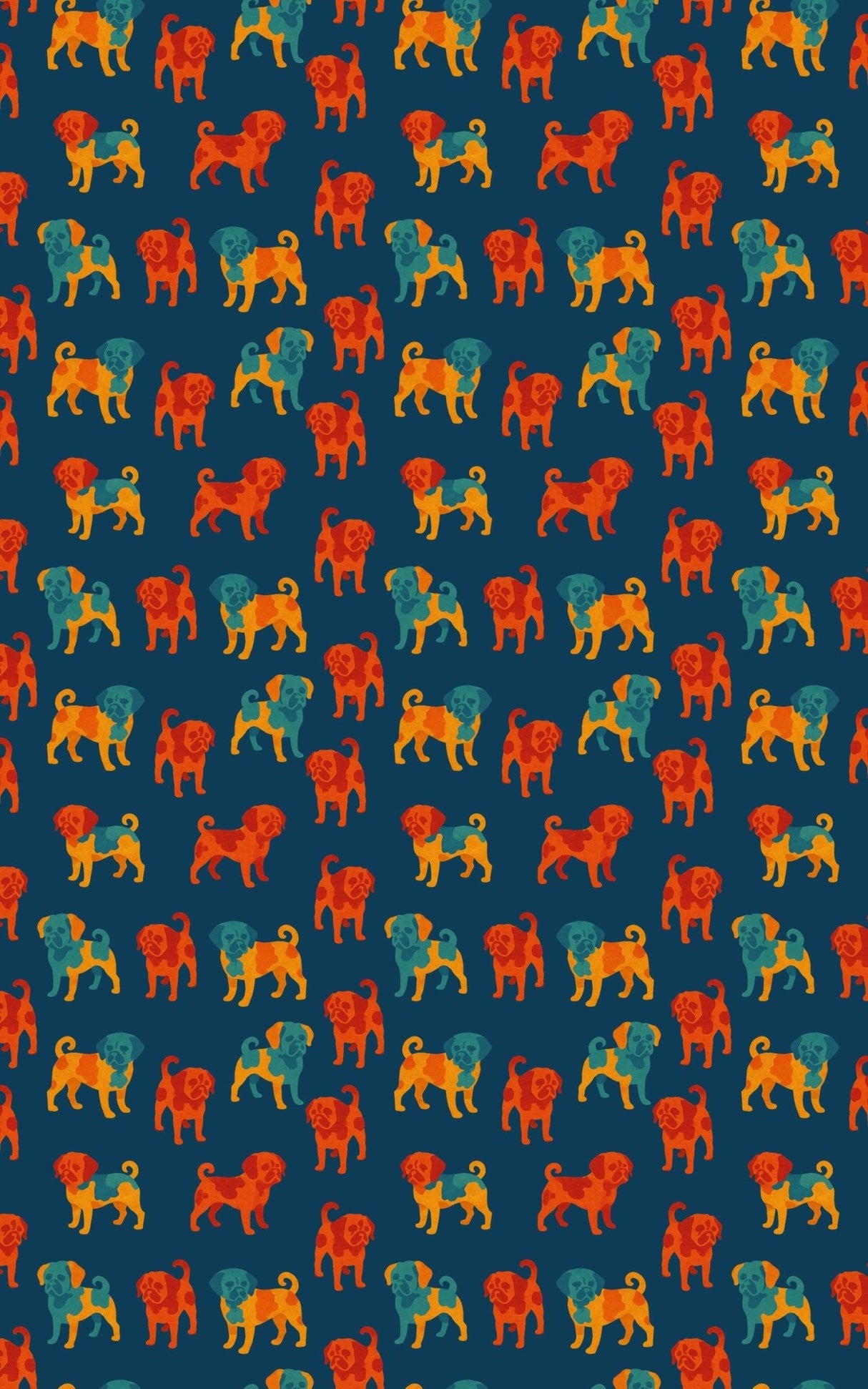 Puggle Patch - London Penny Gift Wrap