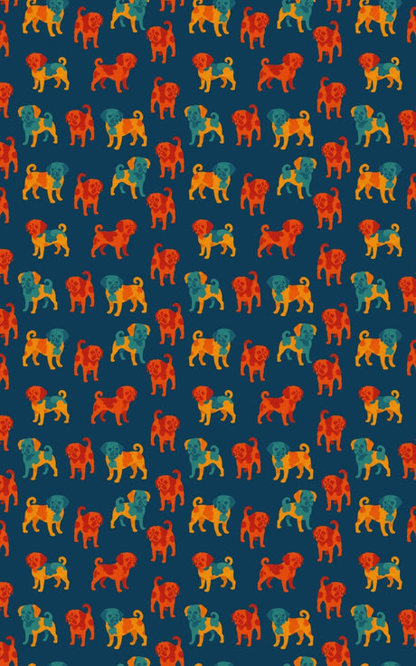 Puggle Patch - London Penny Gift Wrap