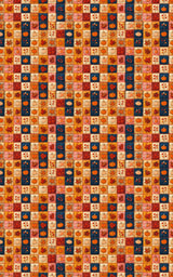Pumpkin Patch Patchwork - London Penny Gift Wrap
