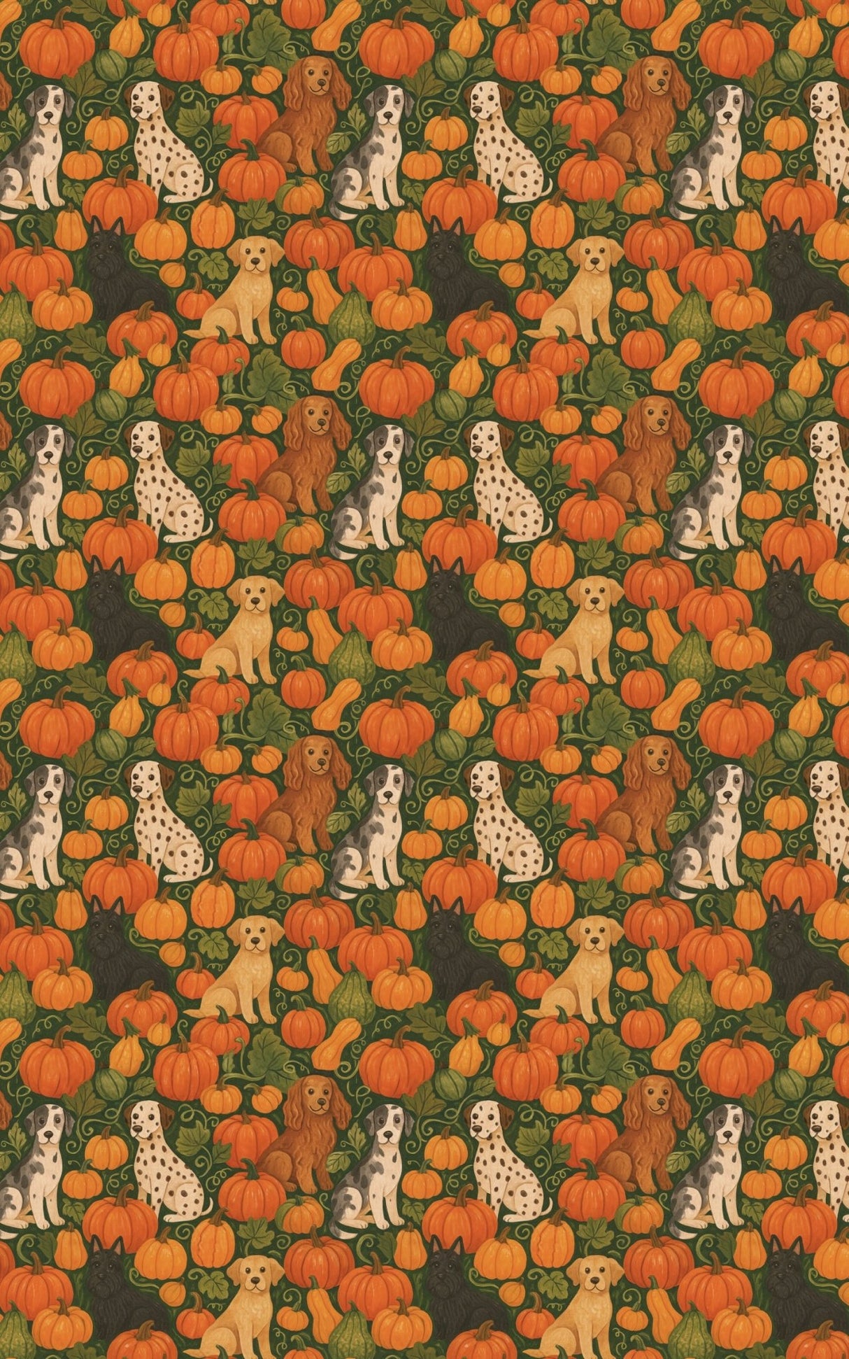 Pumpkin Pup Patch - London Penny Gift Wrap