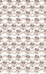 Puppies & Pennants - London Penny Gift Wrap