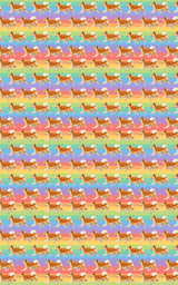Rainbow Rovers - London Penny Gift Wrap