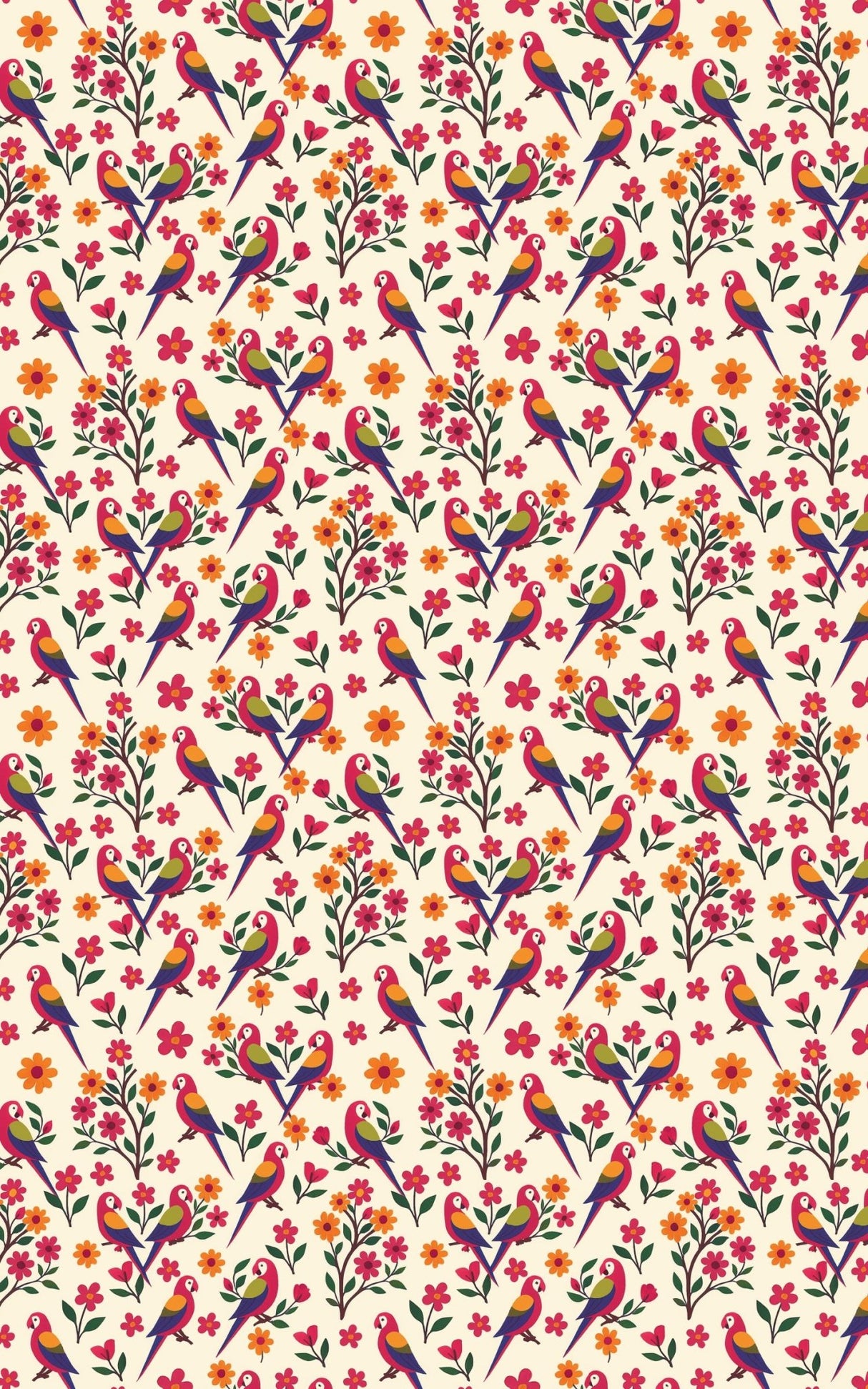 Rainforest Birds Chorus - London Penny Gift Wrap