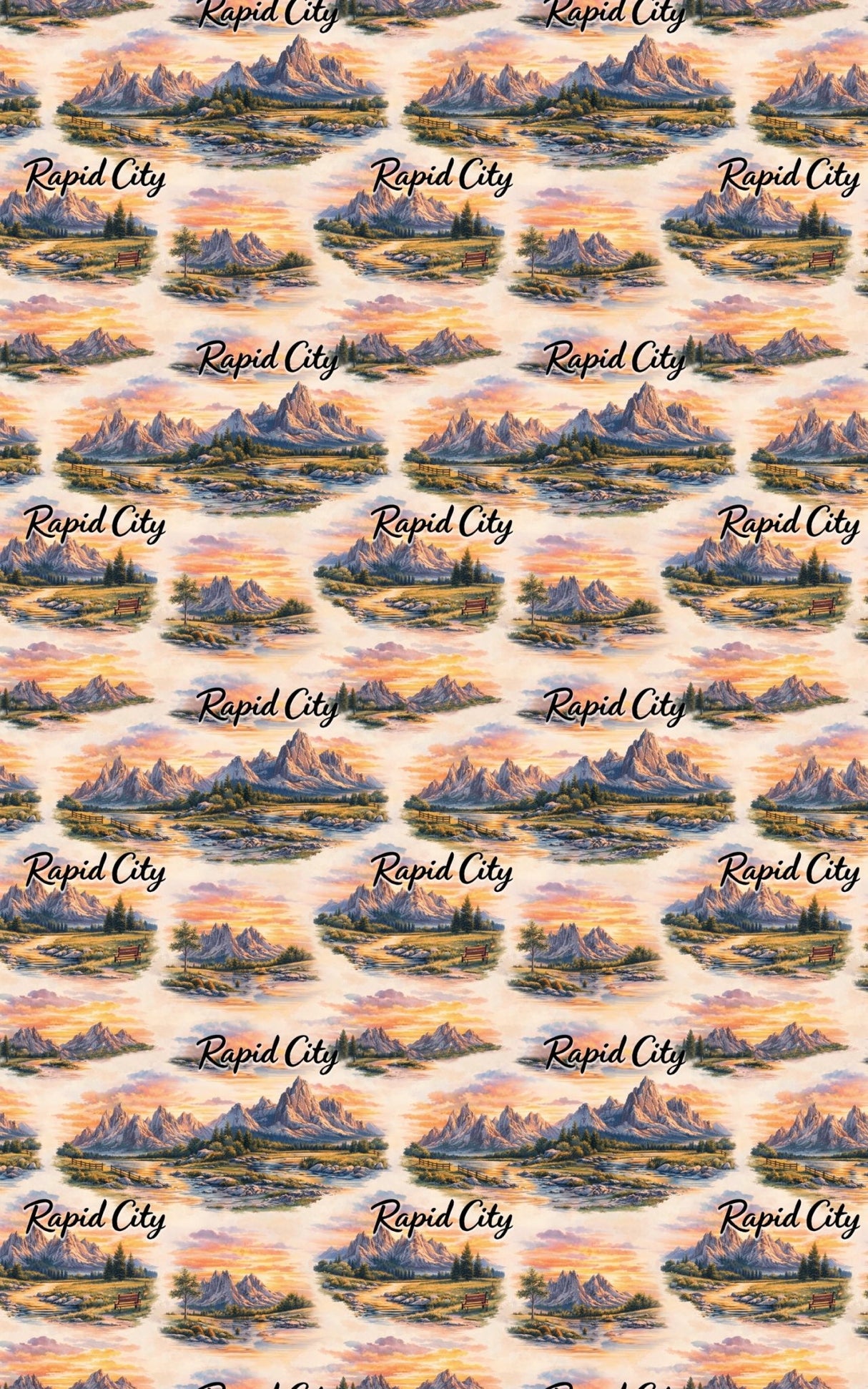 Rapid City Black Hills Light - London Penny Gift Wrap