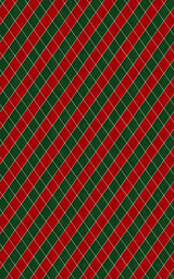 Red & Green Argyle - London Penny Gift Wrap
