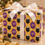 Personalized Fleur-de-Lis Ornamental Wrapping Paper | Custom Gift Wrap - London Penny Gift Wrap