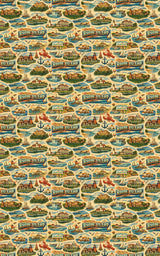 Rhode Island Postcard Memories - London Penny Gift Wrap