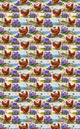 Rhode Island Flora & Fauna - London Penny Gift Wrap