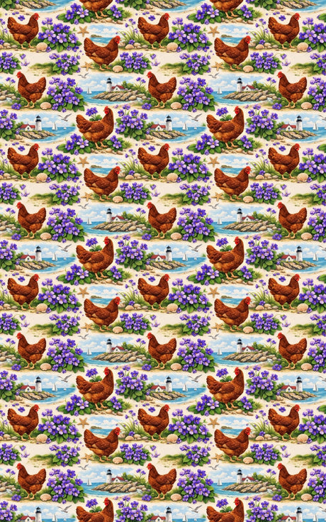Rhode Island Flora & Fauna - London Penny Gift Wrap