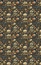 Rhode Island Nautical Charm - London Penny Gift Wrap