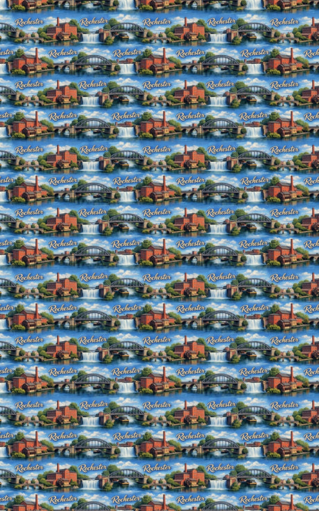 Rochester Erie Canal Glow - London Penny Gift Wrap