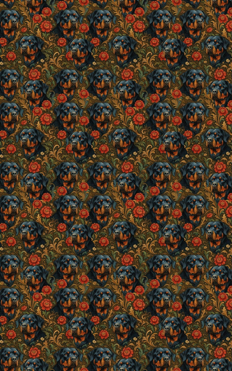 Rottweiler Renaissance - London Penny Gift Wrap