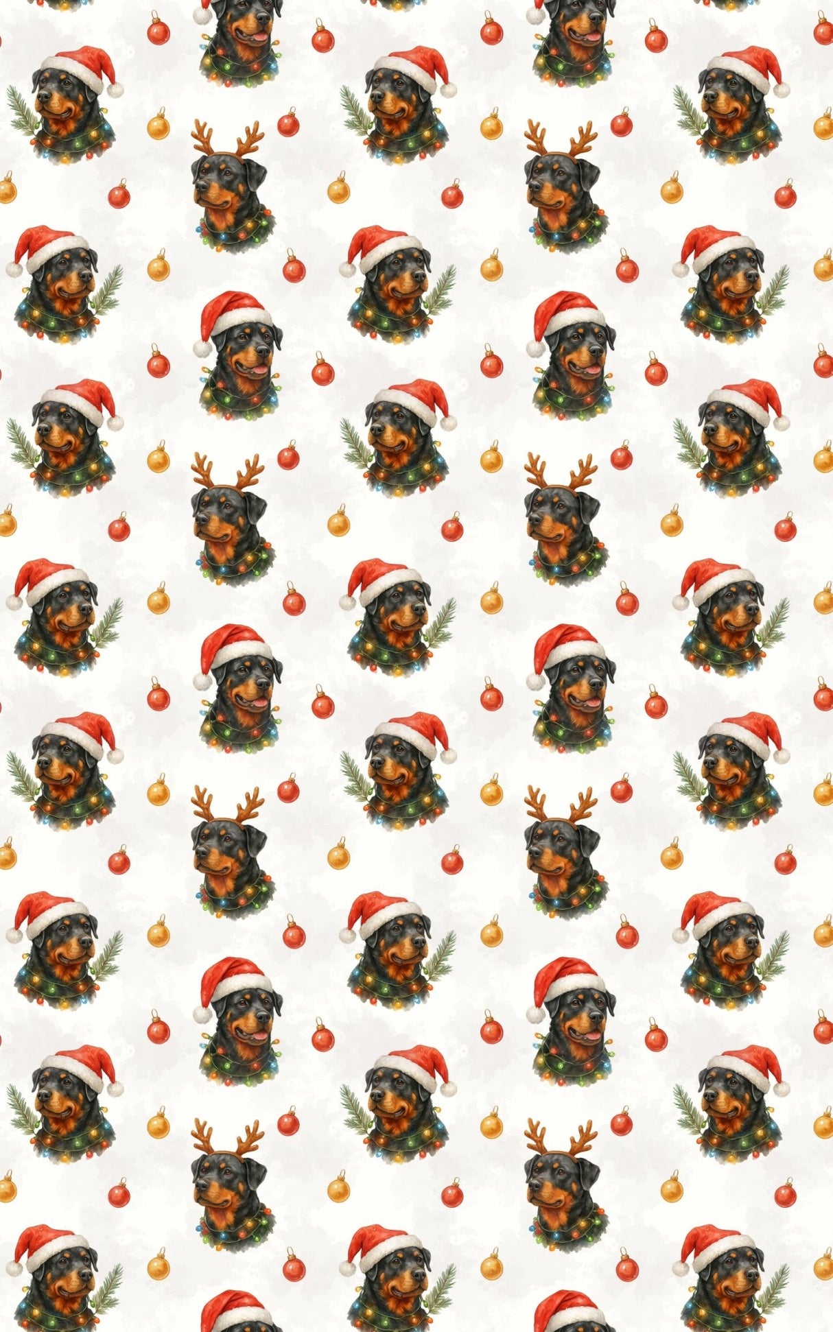 Winter Watch Rottweiler - London Penny Gift Wrap