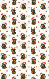 Winter Watch Rottweiler - London Penny Gift Wrap