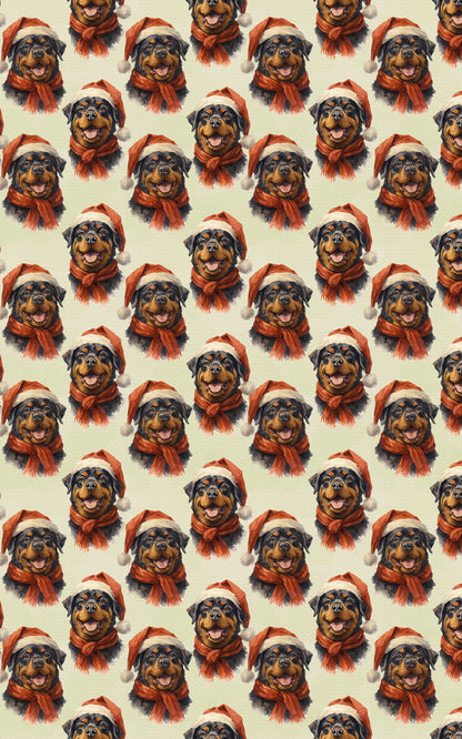 Rottweiler in Red