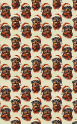 Rottweiler in Red - London Penny Gift Wrap