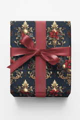 LIMITED TIME | Royal Holiday Crest Wrapping Paper - London Penny Gift Wrap