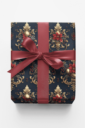 LIMITED TIME | Royal Holiday Crest Wrapping Paper - London Penny Gift Wrap