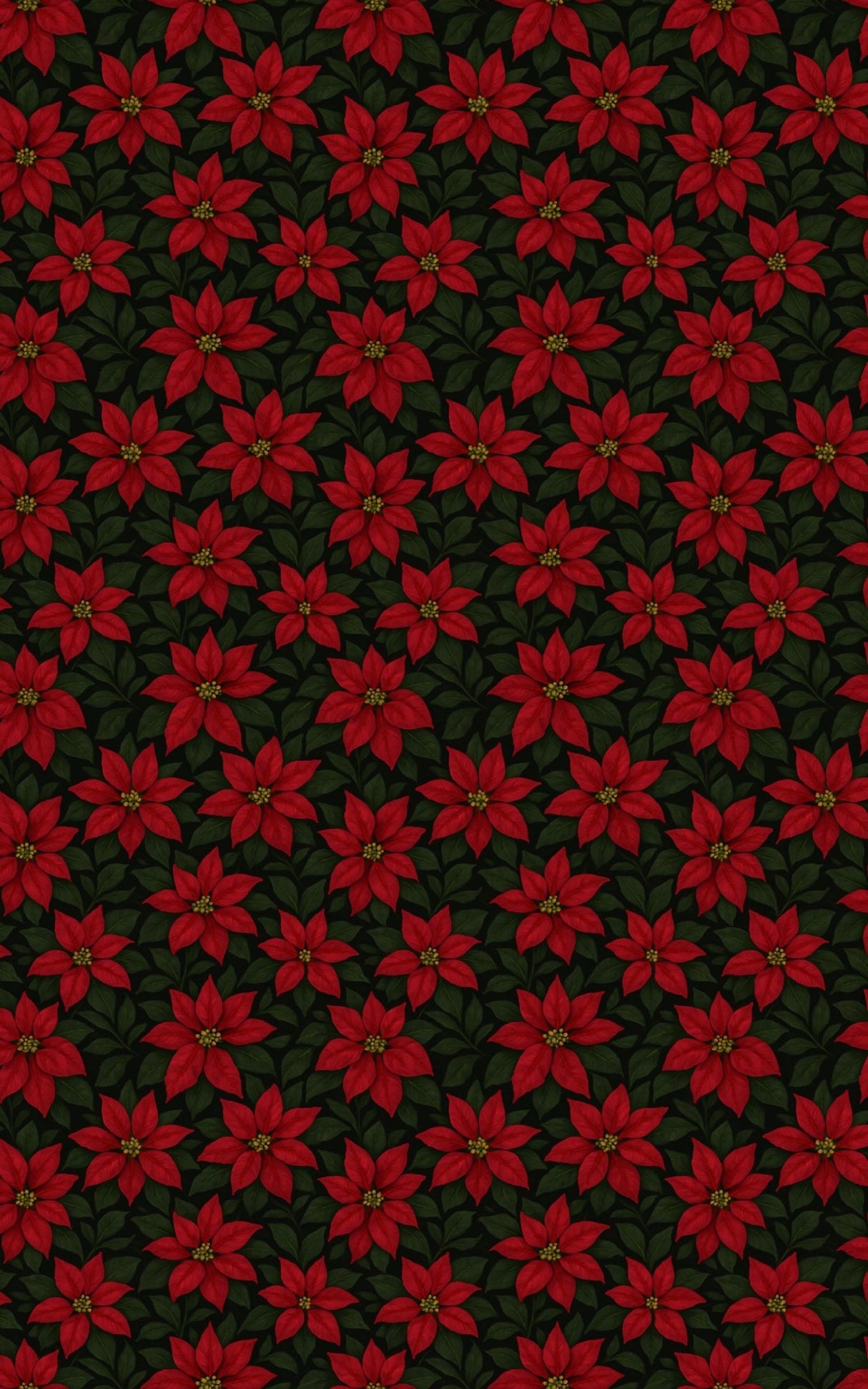 Royal Poinsettia - London Penny Gift Wrap