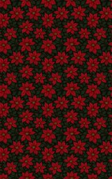 Royal Poinsettia - London Penny Gift Wrap