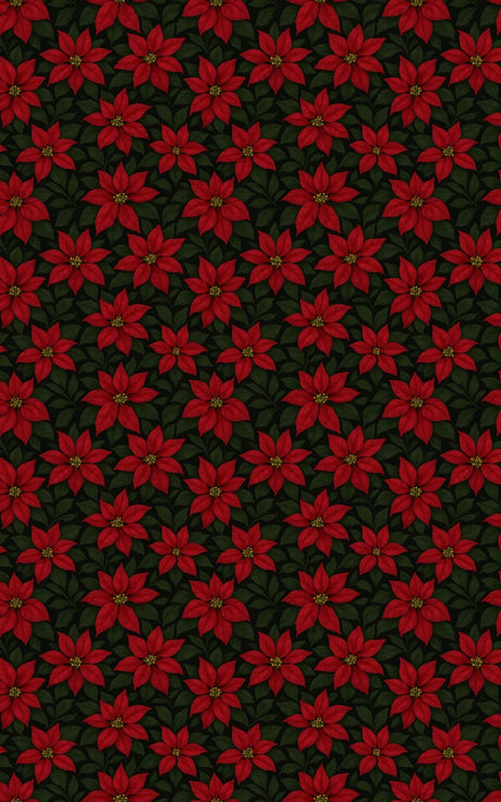 Royal Poinsettia - London Penny Gift Wrap