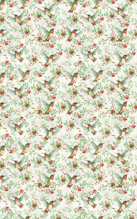 Holiday Hummingbirds - London Penny Gift Wrap