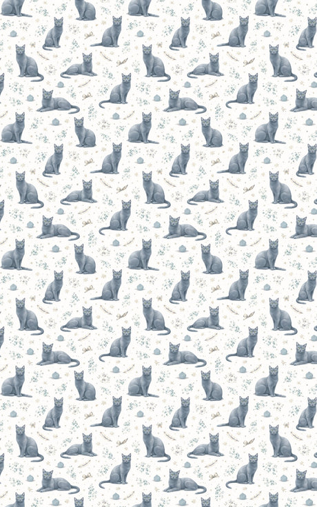 Russian Blue Calm - London Penny Gift Wrap