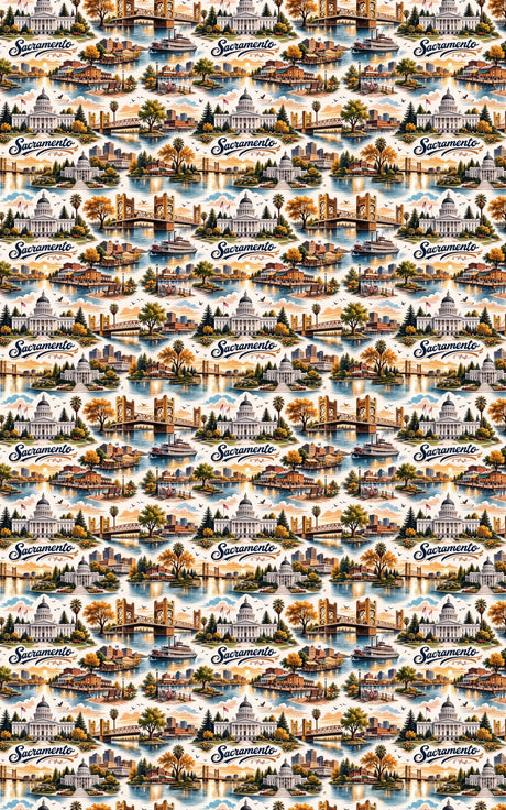 Sacramento Capitol Classic - London Penny Gift Wrap