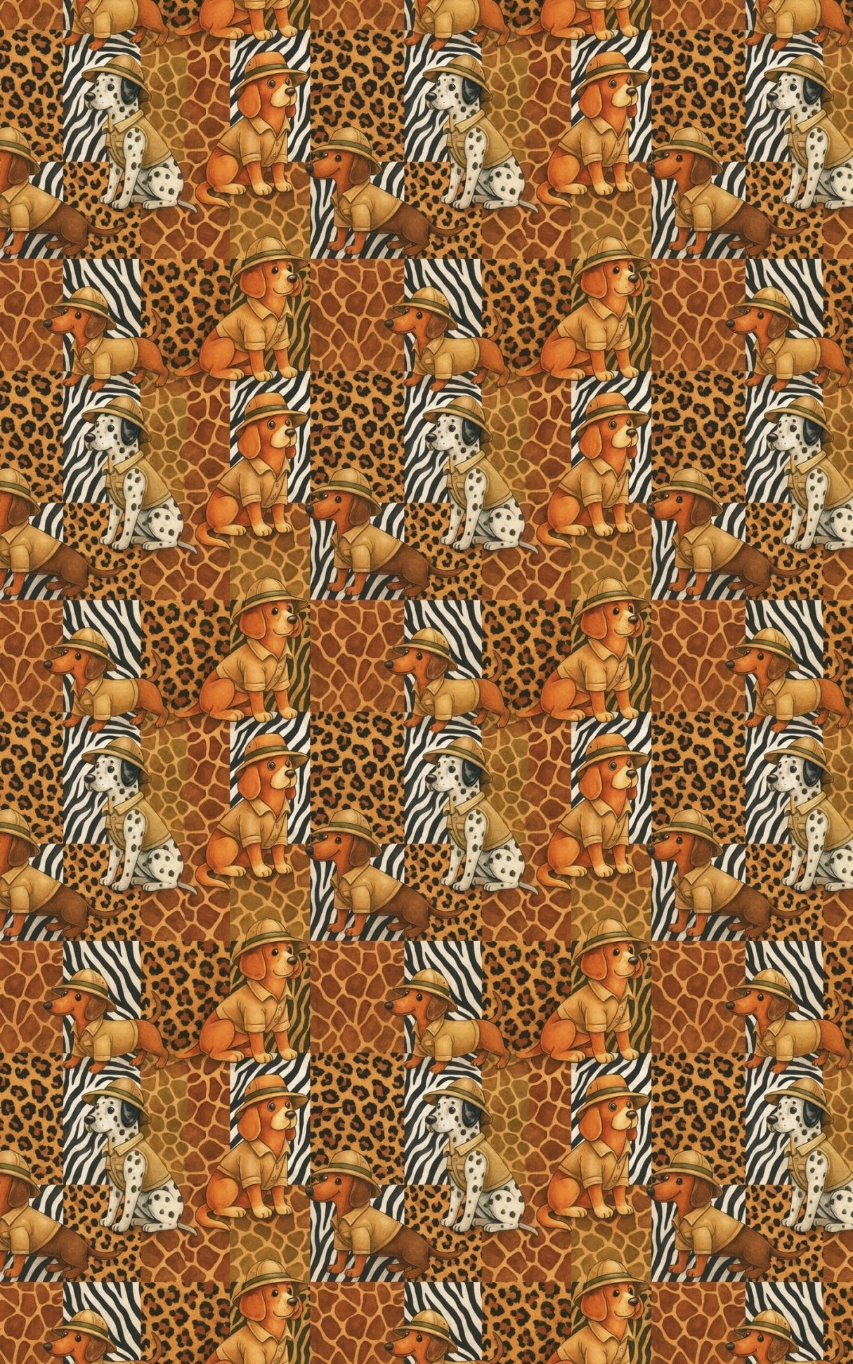 Safari Snouts - London Penny Gift Wrap