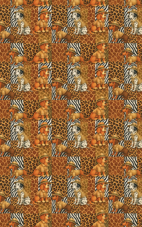 Safari Snouts - London Penny Gift Wrap