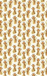 Safari Stroll: Giraffe - London Penny Gift Wrap