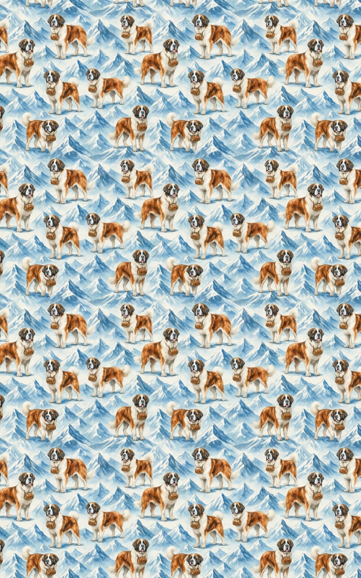 Saint Bernard Summit - London Penny Gift Wrap