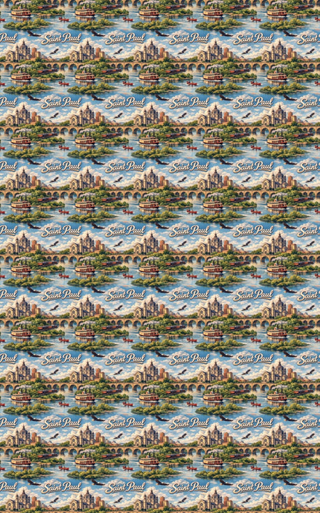 Saint Paul River City Classic - London Penny Gift Wrap
