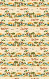 San Diego Boardwalk Breeze - London Penny Gift Wrap
