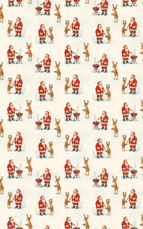 Merry Grillmas - London Penny Gift Wrap