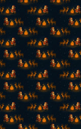 S’mores with Santa - London Penny Gift Wrap