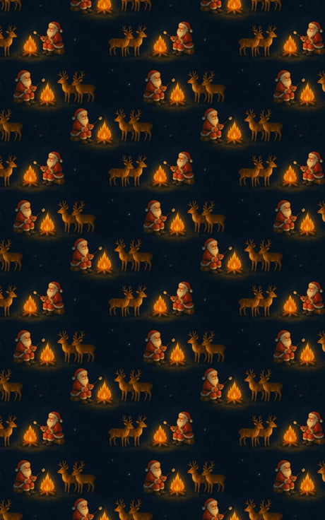 S’mores with Santa - London Penny Gift Wrap