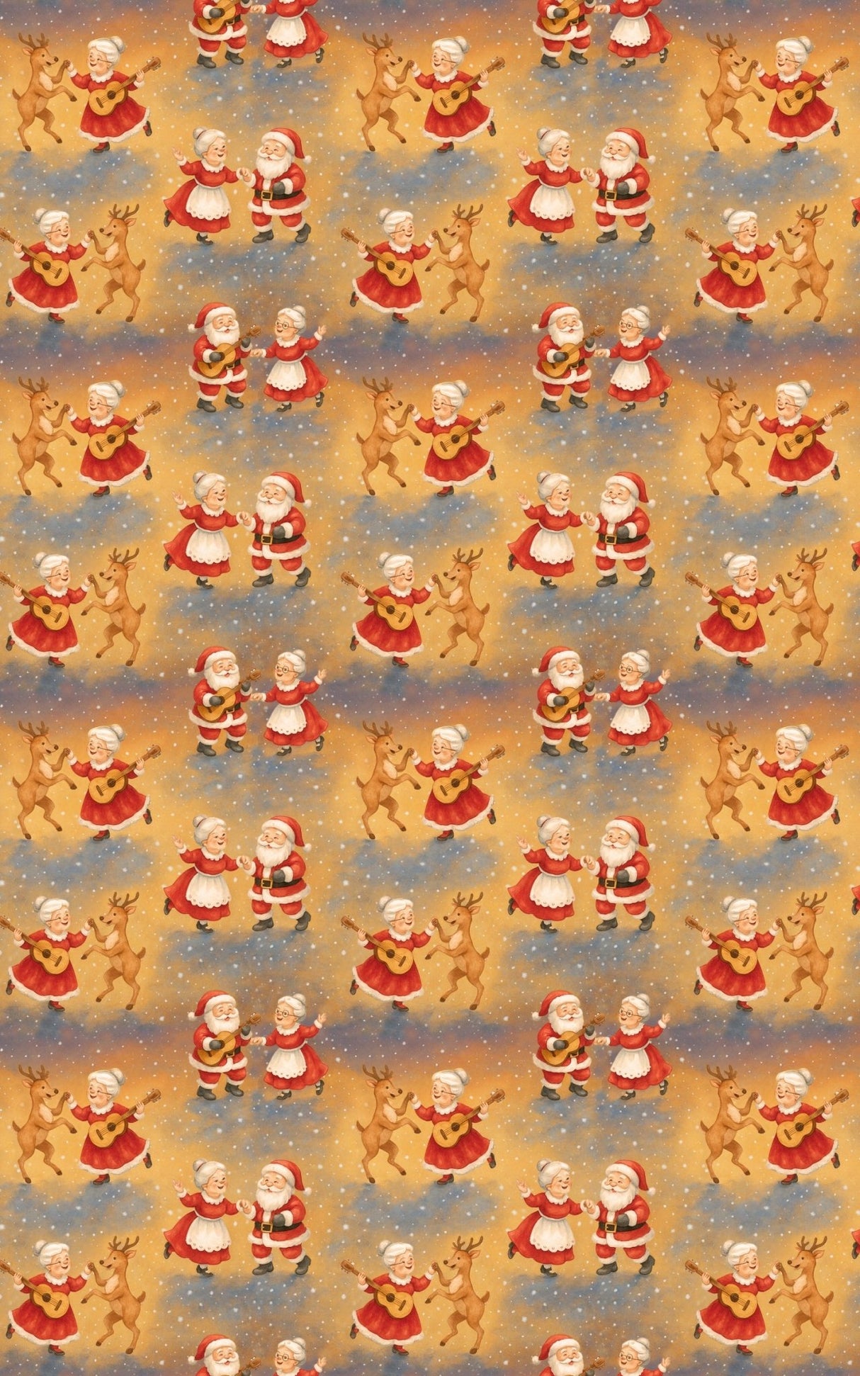 Christmas Groove - London Penny Gift Wrap