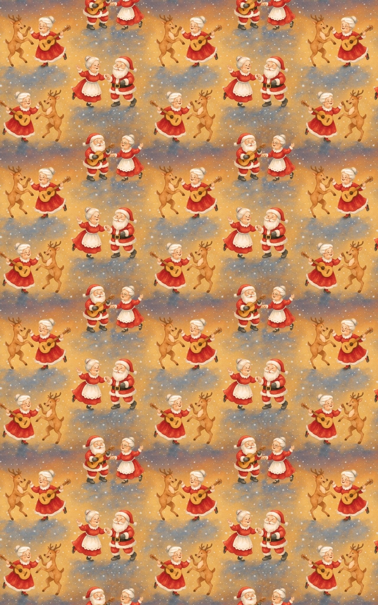 Christmas Groove - London Penny Gift Wrap